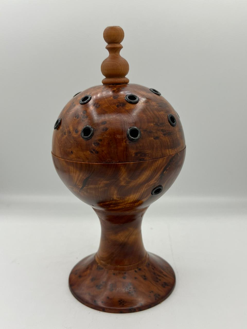 Handcrafted Moroccan Thuya Wood Incense Burner