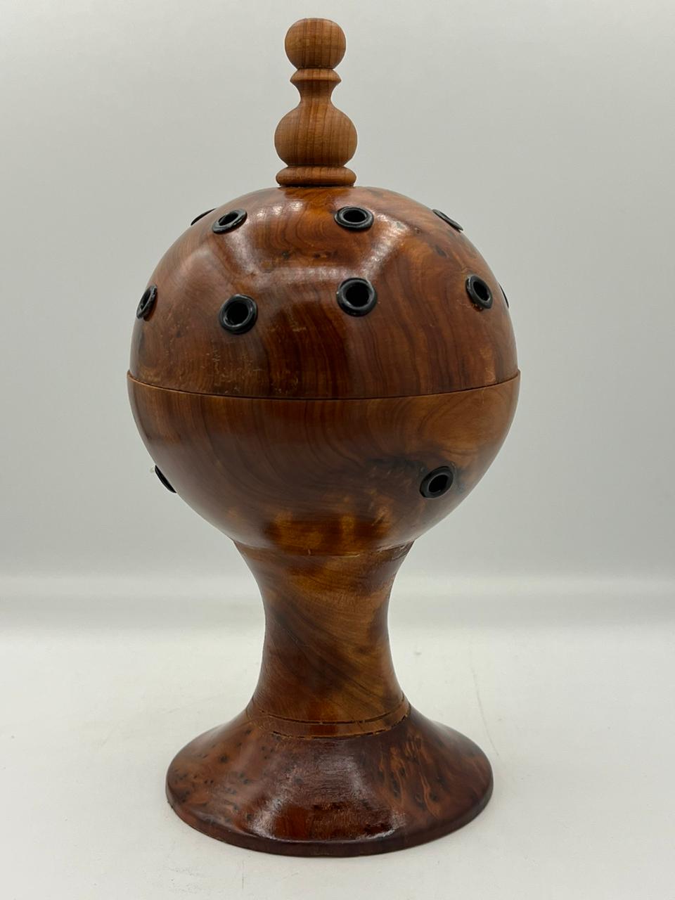 Handcrafted Moroccan Thuya Wood Incense Burner