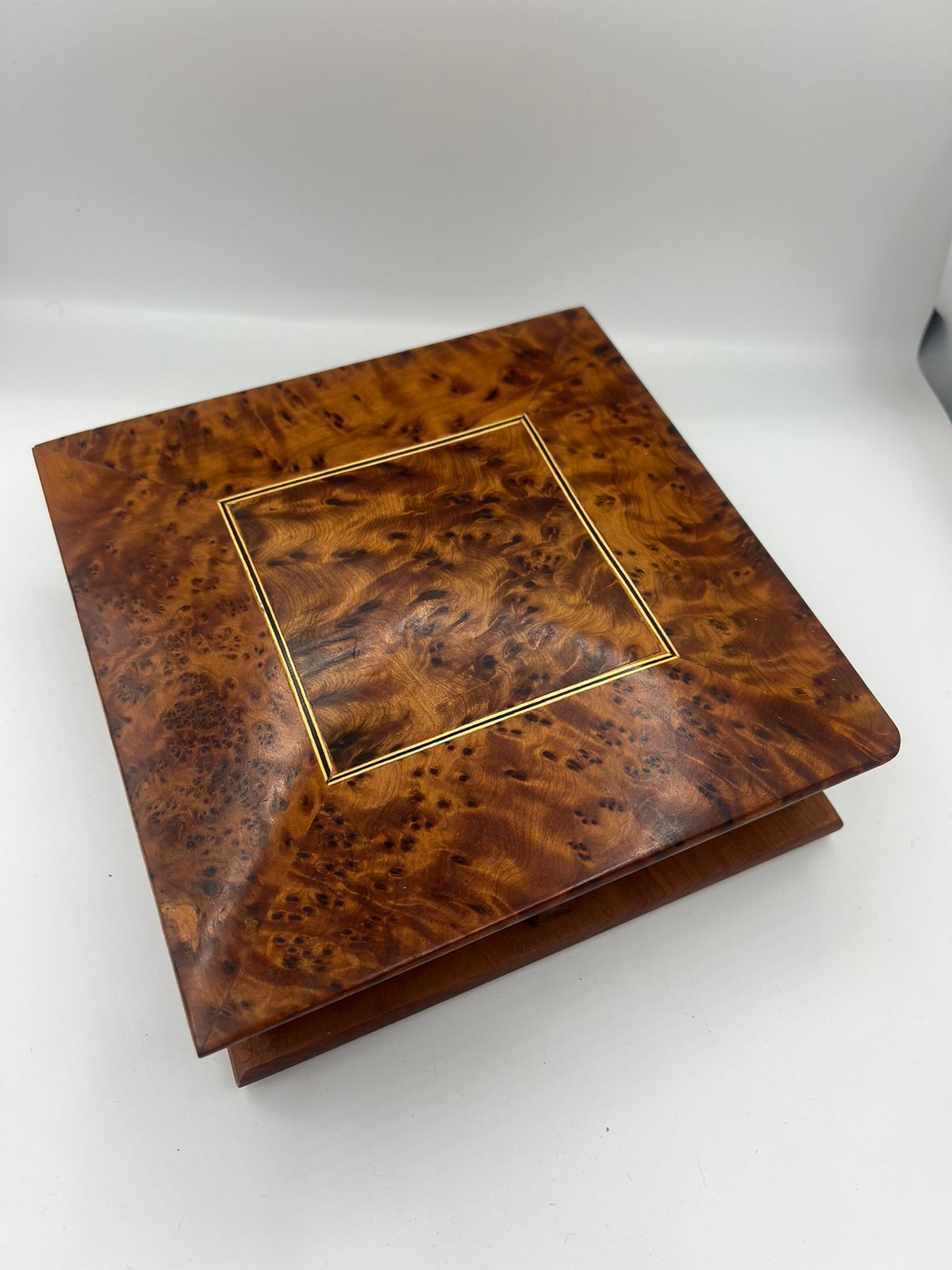 Thuya Wood Puzzle Box Unlock 4 Secret Compartments